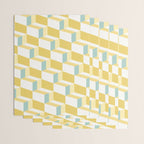 Cuboid Geometric Abstract Shapes Pattern XXXVI Wrapping Paper Gallery Image 3