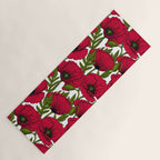 Red Poppy garden 2 Yoga Mat Gallery Image 1