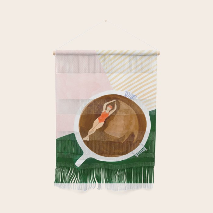 Swimming in Coffee Wall Hanging Gallery Image 1
