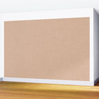Cozy Linen Effect in Amberlight Cream Wall Mural Gallery Image 2
