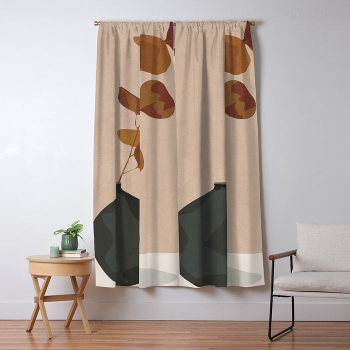 Eucalyptus Decoration I Window Curtain Gallery Image 1