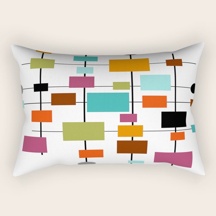 Mid-Century Modern Art 1.3.1 Rectangular Pillow Gallery Image 2