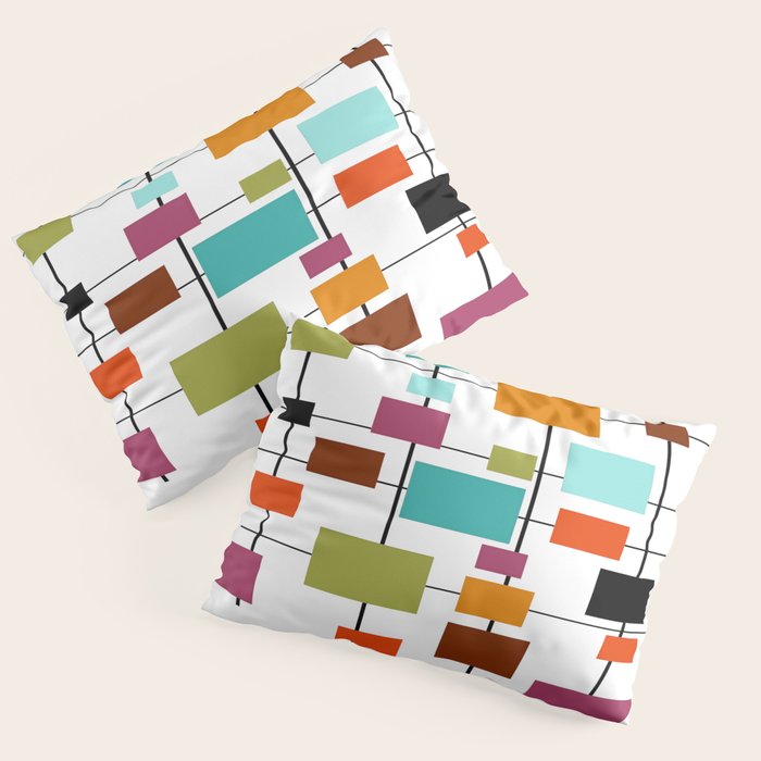 Mid-Century Modern Art 1.3.1 Pillow Sham Gallery Image 3