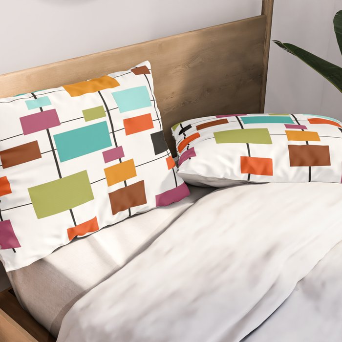 Mid-Century Modern Art 1.3.1 Pillow Sham Gallery Image 2