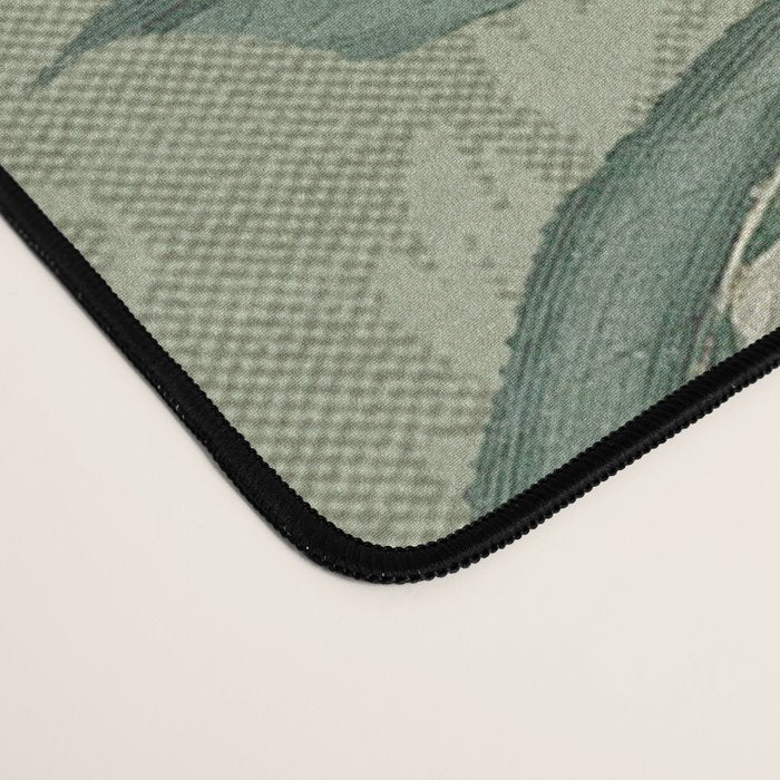 Tropical jungle vintage toucans and passiflora flower green botanical jungle Desk Mat Gallery Image 4