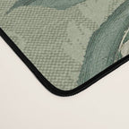 Tropical jungle vintage toucans and passiflora flower green botanical jungle Desk Mat Gallery Image 4
