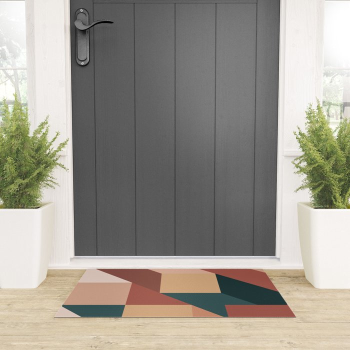 Maximalist Geometric 06A Welcome Mat Gallery Image 3