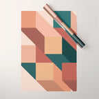 Maximalist Geometric 06A Wrapping Paper Gallery Image 1