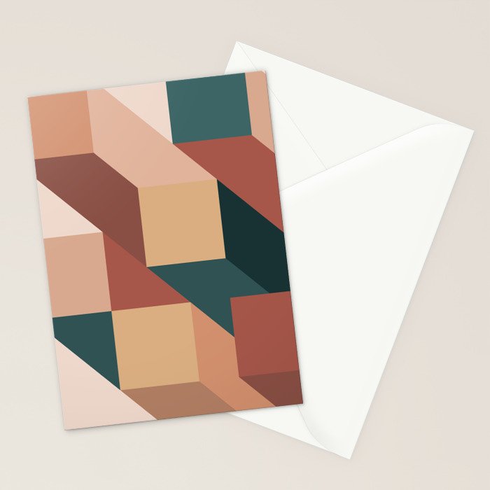 Maximalist Geometric 06A Stationery Card Gallery Image 2