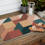Maximalist Geometric 06A Outdoor Rug Gallery Image 2