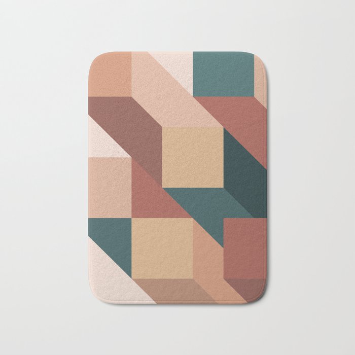 Maximalist Geometric 06A Bath Mat Gallery Image 1