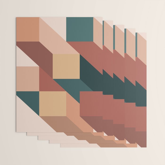 Maximalist Geometric 06A Wrapping Paper Gallery Image 3