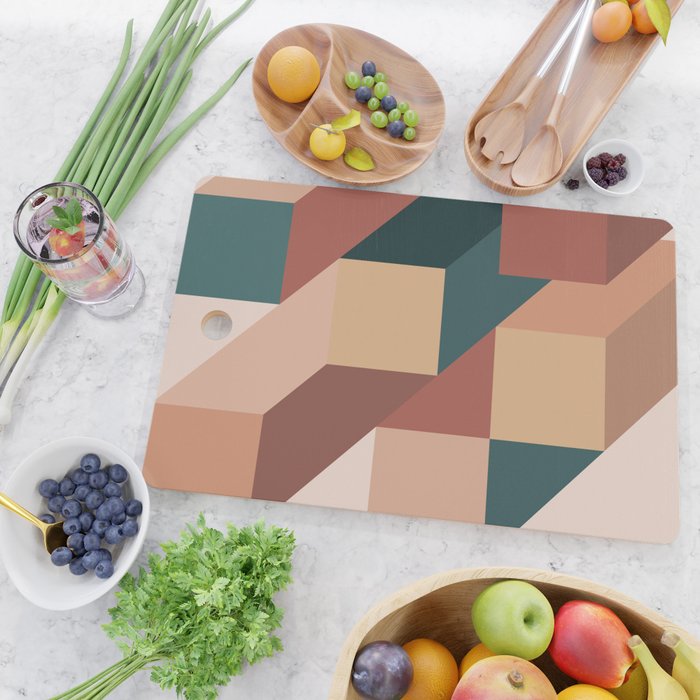 Maximalist Geometric 06A Cutting Board Gallery Image 2