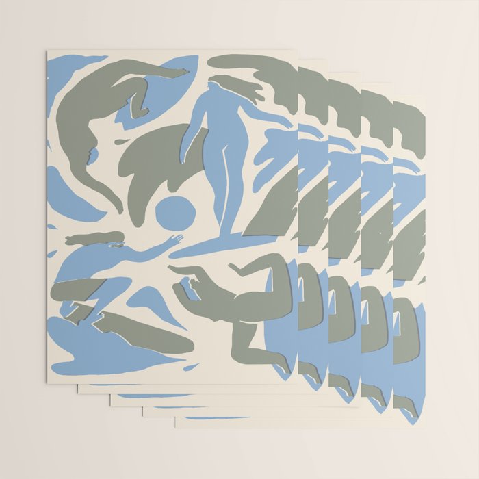 Ocean Flow  Wrapping Paper Gallery Image 3