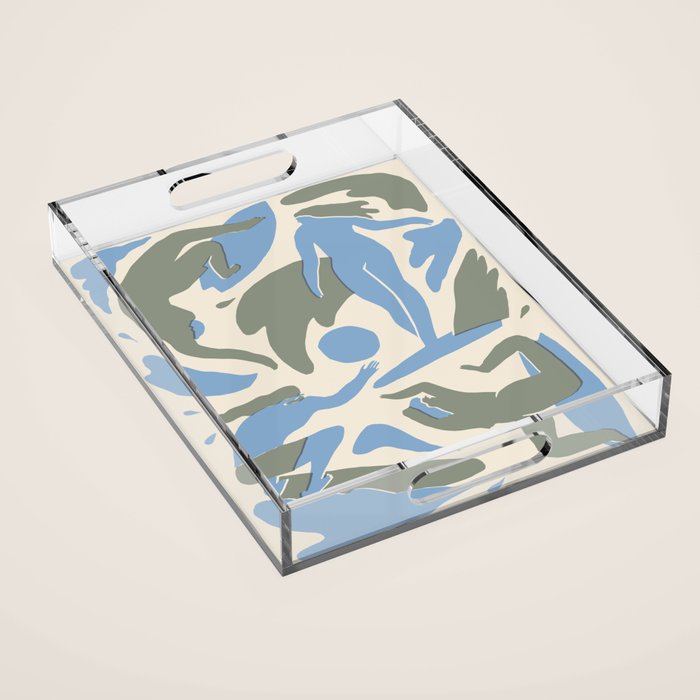 Ocean Flow  Acrylic Tray Gallery Image 1