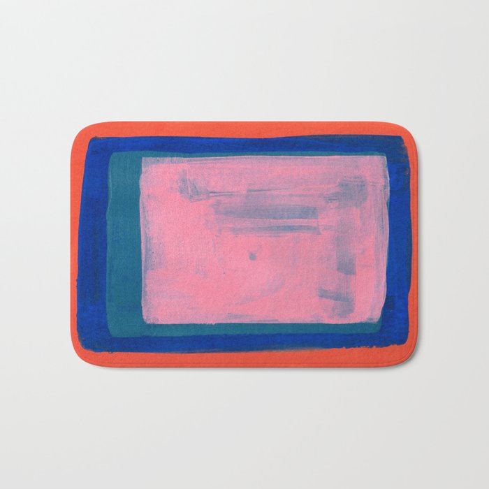 Ocean Pink Colourfield  Bath Mat Gallery Image 1