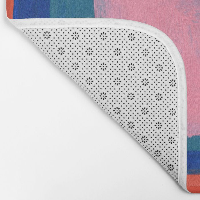Ocean Pink Colourfield  Bath Mat Gallery Image 2