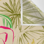 READING AMONG PALM TREES Wall Tapestry Gallery Image 3