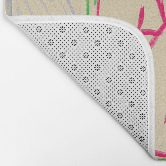 READING AMONG PALM TREES Bath Mat Gallery Image 2