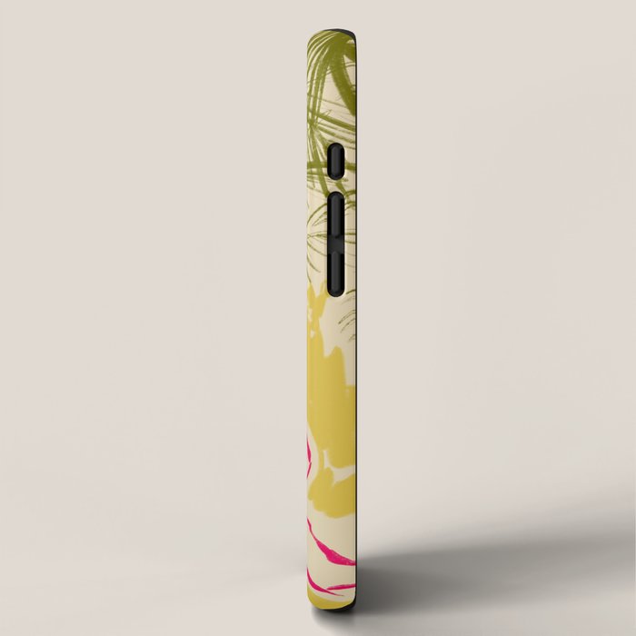READING AMONG PALM TREES iPhone Case Gallery Image 2