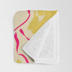 READING AMONG PALM TREES Throw Blanket Gallery Image 3