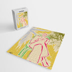 READING AMONG PALM TREES Jigsaw Puzzle Gallery Image 2