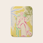 READING AMONG PALM TREES Bath Mat Gallery Image 1