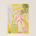 READING AMONG PALM TREES Stationery Card Gallery Image 2