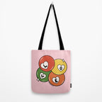 Love Pool Balls Tote Bag Gallery Image 2