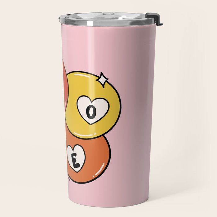 Love Pool Balls Travel Mug Gallery Image 2