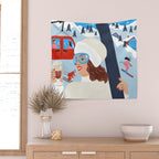 Apres Ski Wall Tapestry Gallery Image 2