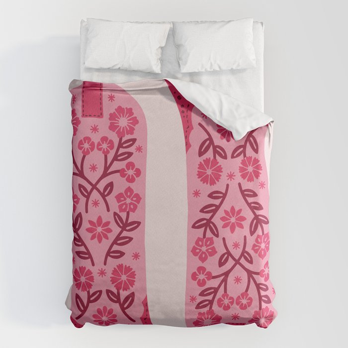 Cowgirl Boots - Hot Pink Duvet Cover Gallery Image 1