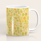 tropical flower power retro 70s pattern by surfy birdy  Coffee Mug Gallery Image 1