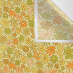 tropical flower power retro 70s pattern by surfy birdy  Wall Tapestry Gallery Image 3