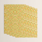 tropical flower power retro 70s pattern by surfy birdy  Wrapping Paper Gallery Image 3