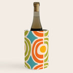 Mid Century Modern Solar Flares Pattern 2 Wine Chiller Gallery Image 2