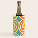 Mid Century Modern Solar Flares Pattern 2 Wine Chiller Gallery Image 1