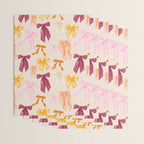 Pastel Watercolor Bow Ties Wrapping Paper Gallery Image 3
