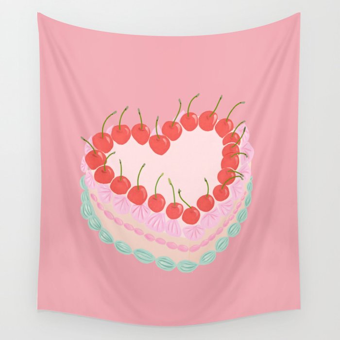Preppy Cake Wall Tapestry Gallery Image 4