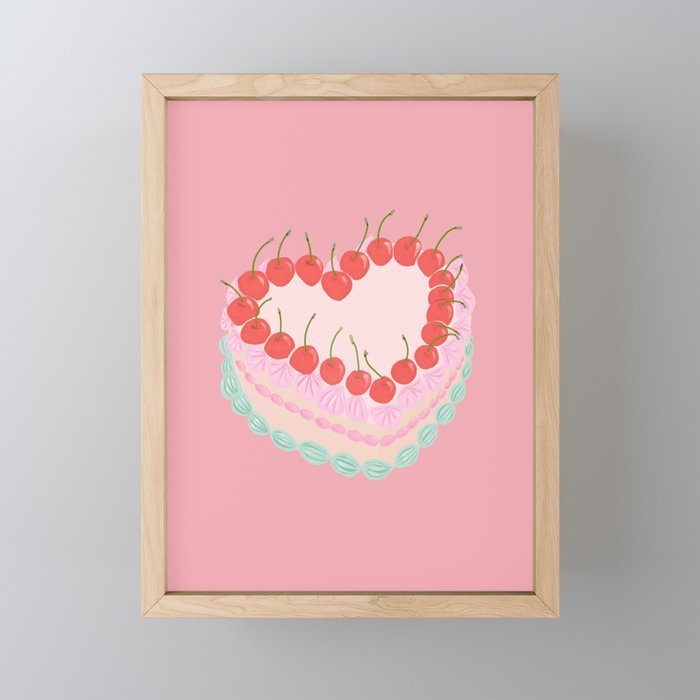 Preppy Cake Mini Art Print Gallery Image 1