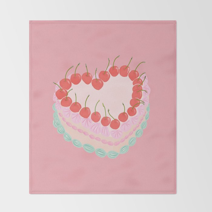 Preppy Cake Throw Blanket Gallery Image 2