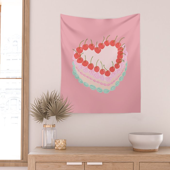 Preppy Cake Wall Tapestry Gallery Image 2