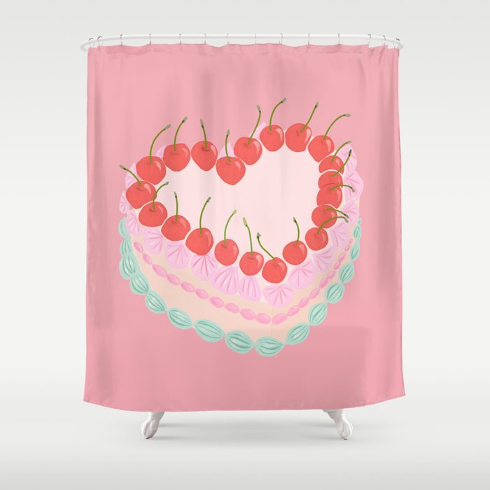 Preppy Cake Shower Curtain Gallery Image 1