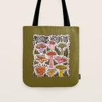 Mushrooms of Washington Tote Bag Gallery Image 1
