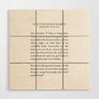 Becoming Real, Velveteen Rabbit Wood Wall Art Gallery Image 1