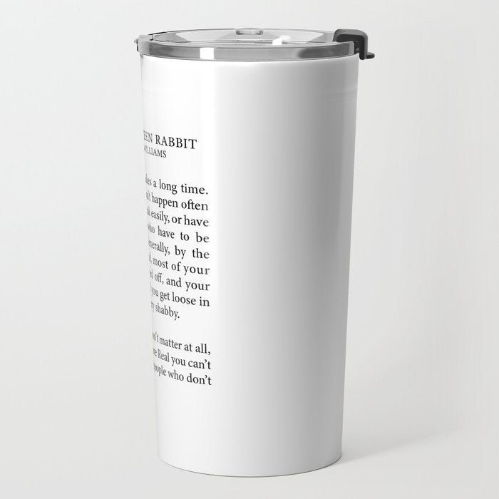 Becoming Real, Velveteen Rabbit Travel Mug Gallery Image 2