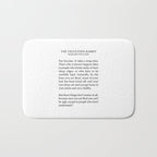 Becoming Real, Velveteen Rabbit Bath Mat Gallery Image 1