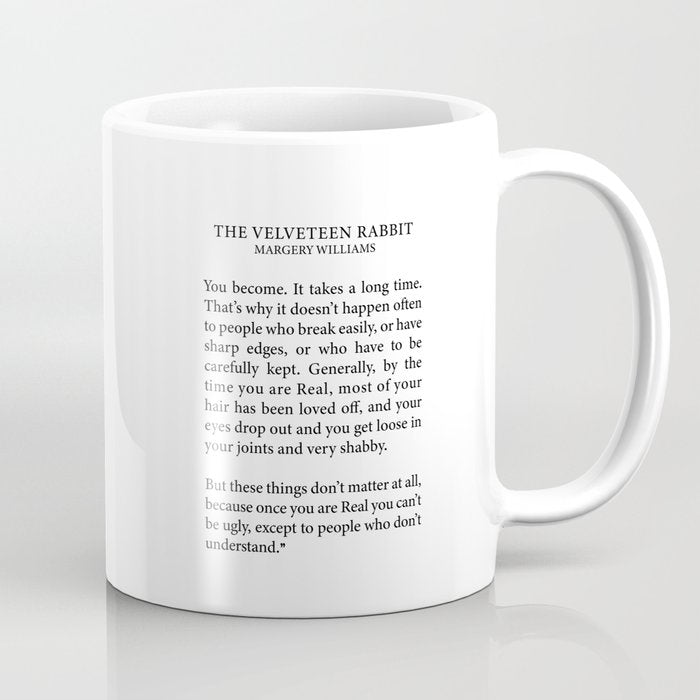Becoming Real, Velveteen Rabbit Coffee Mug Gallery Image 1