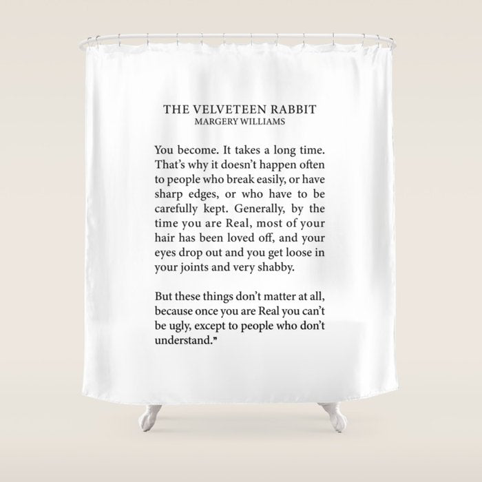 Becoming Real, Velveteen Rabbit Shower Curtain Gallery Image 1
