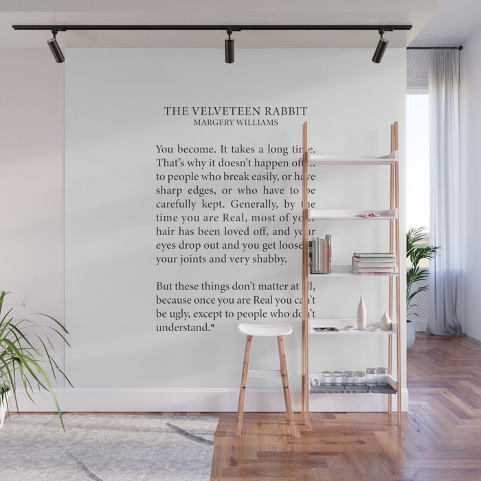 Becoming Real, Velveteen Rabbit Wall Mural Gallery Image 1